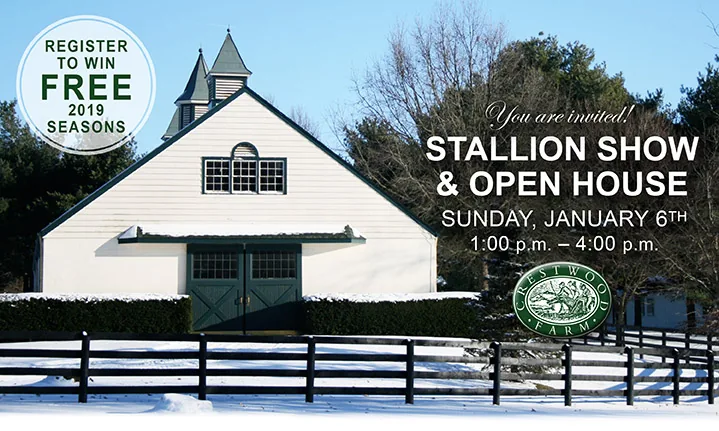 2019 STALLION OPEN HOUSE SET FOR SUNDAY, JAN. 6TH